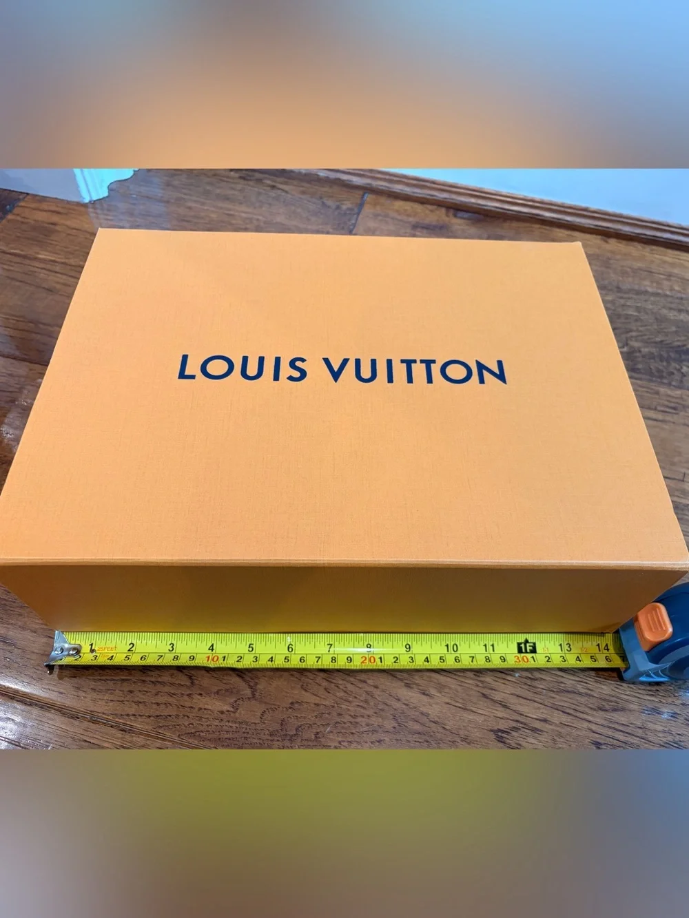 Louis Vuitton Orange Box with Blue Ribbon